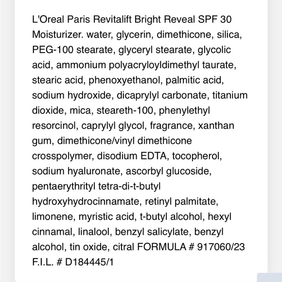 L’Oréal Revitalift Bright Reveal Brightening Day Moisturizer SPF 30, 2 Pack - Picture 10 of 12